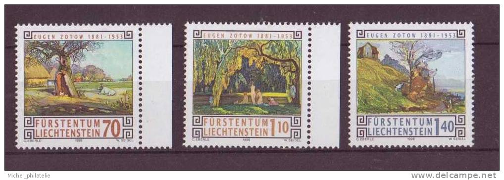 ⭐ Liechtenstein - YT N° 1079 à 1081 ** - Neuf Sans Charnière - 1996 ⭐ - Neufs