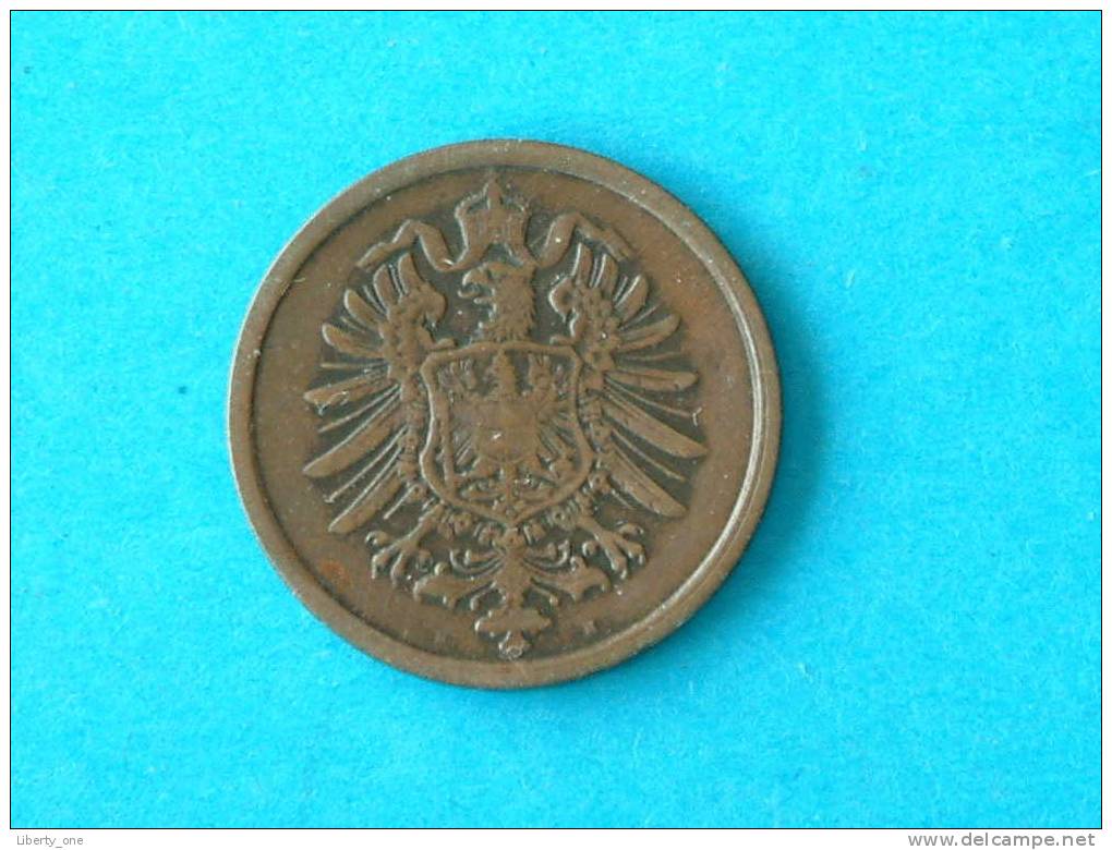 1875 H - 2 PFENNIG / KM 2 ( For Grade, Please See Photo ) !! - 2 Pfennig