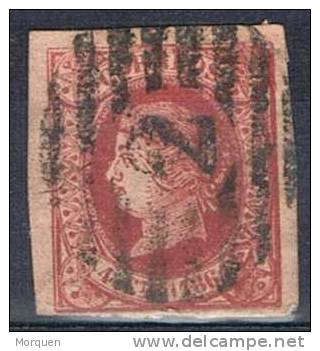 España  4 Ctuartos Edifil Número 64, Calcado Al Dorso º - Used Stamps