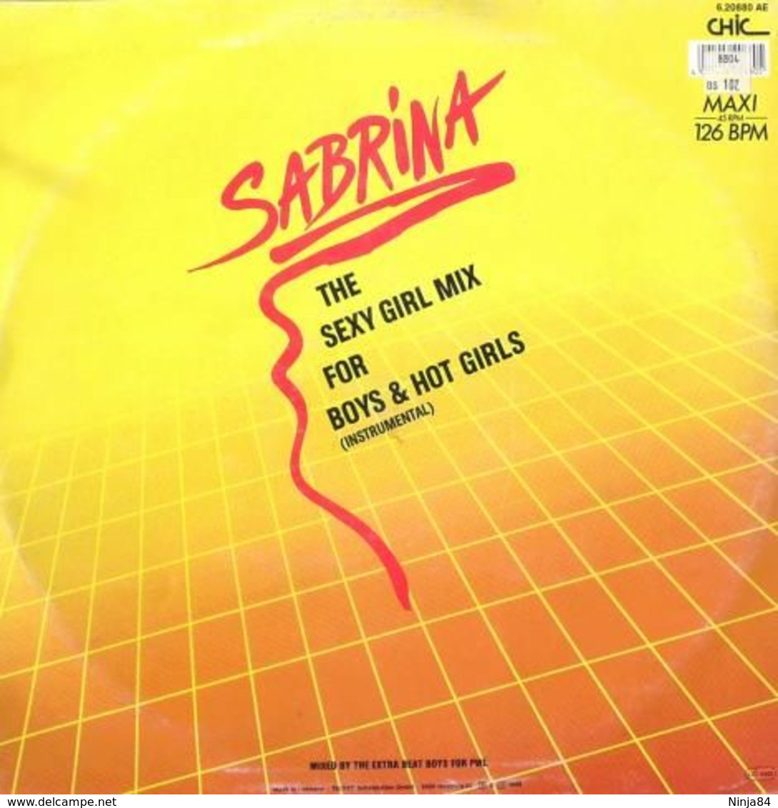 MAXI 45 RPM (12")  Sabrina  "  The Sexy Girl Mix For Boys & Hot Girls "  Allemagne - 45 T - Maxi-Single