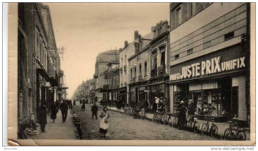 SAONE ET LOIRE-MONTCEAU LES MINES Rue Carnot Avec Les Grands Magasins "Unifix Juste Prix"-MB - Montceau Les Mines