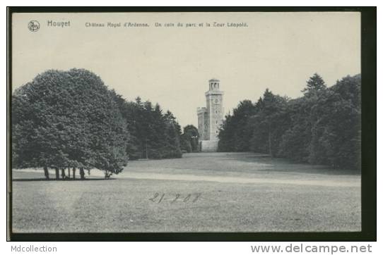 BELGIQUE HOUYET / Château Royal D'Ardenne, Un Coin Du Parc Et La Tour Léopold / - Houyet
