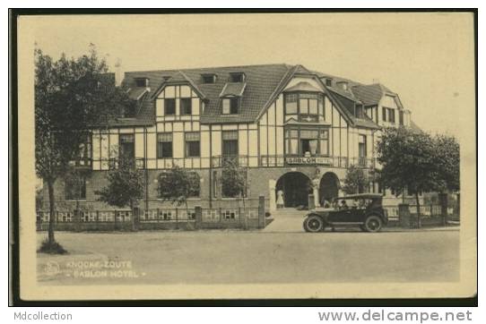 BELGIQUE KNOCKE ZOUTE / "Sablon Hôtel" / - Knokke