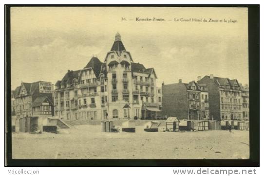 BELGIQUE KNOCKE ZOUTE / Le Grand Hôtel Du Zoute Et La Plage / - Knokke