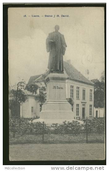 BELGIQUE LIERRE / Statue J-B David / - Lier
