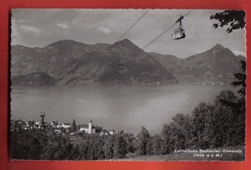 N133 Luftseilbahn Beckenried - Kiewenalp 1600m. Non Circulé. Postkartenverlag Engelberg 3398 - Beckenried