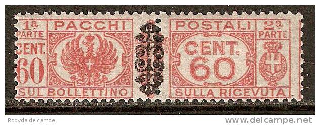 ITALIA LUOGOTENENZA - Sassone Pacchi Postali # 53 - (**) - Postal Parcels