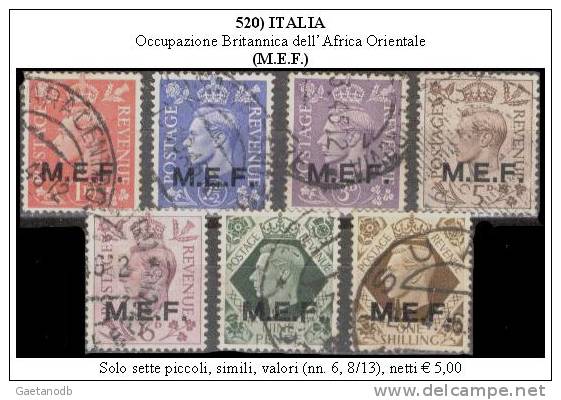 Italia-00520 - Occ. Britanique MEF