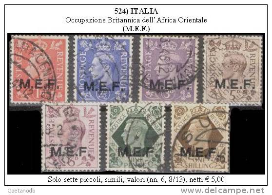 Italia-00524 - Occup. Britannica MEF