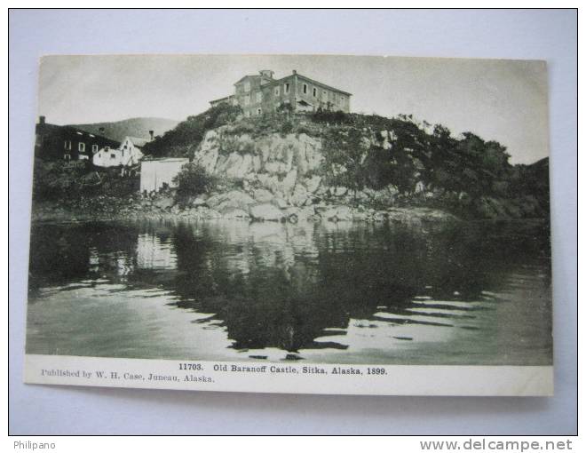 Old Baranoff Castle Sitka Alaska Circa 1910 - Sitka