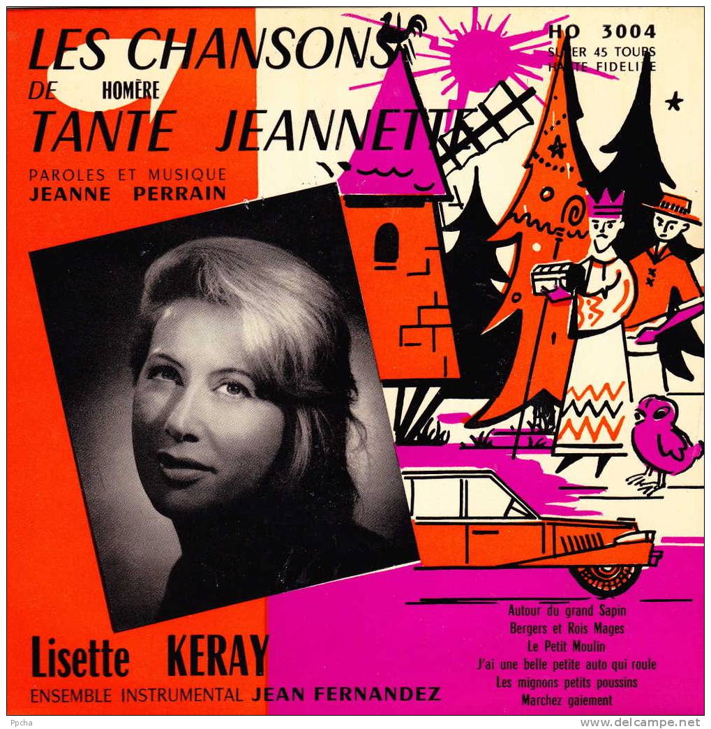 LEs Chansons De Tante Jeannette Jeanne Perrain Lisette Keray Noël - Chants De Noel