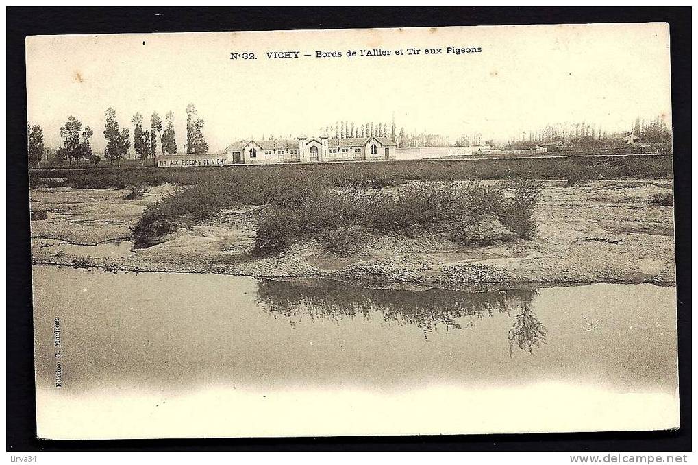 CPA  PRECURSEUR- FRANCE- THEME : TIR AUX PIGEONS- VICHY LE STAND AU BORD DE L'ALLIER EN 1900 - Shooting (Weapons)