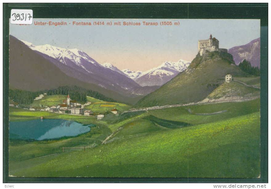 FONTANA MIT SCHLOSS TARASP - TB - Tarasp