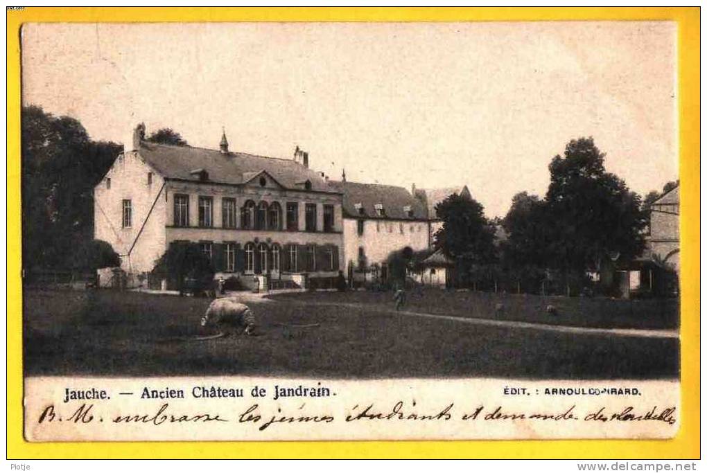 * Orp - Jauche (Waals Brabant - Brabant Wallon) * (Edit Arnould Pirard) Ancien Chateau De Jandrain, Mouton, Schaap, Old - Orp-Jauche