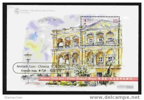 1998 Macau/Macao Stamp S/s - Painting Of Macao (A) Architecture - Andere & Zonder Classificatie