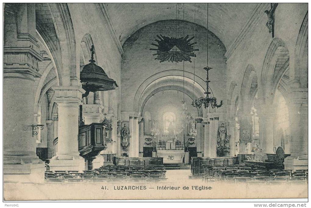 LUZARCHES - Intérieur De L'Église - Luzarches