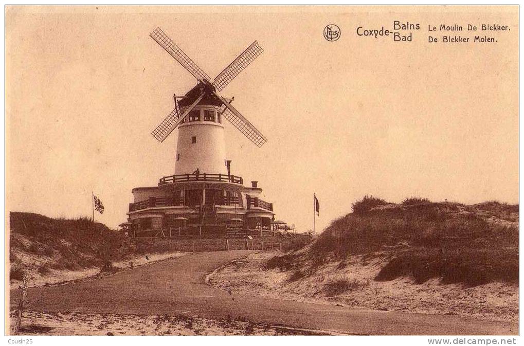 BELGIQUE - COXYDE - Le Moulin De Blekker - Koksijde