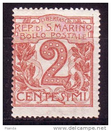 San Marino 1903 Mino 34 * - Neufs