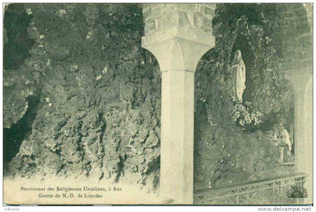 Ans - Pensionnat Des Religieuses Ursulines - Grotte De N.-D. De Lourdes - Ans