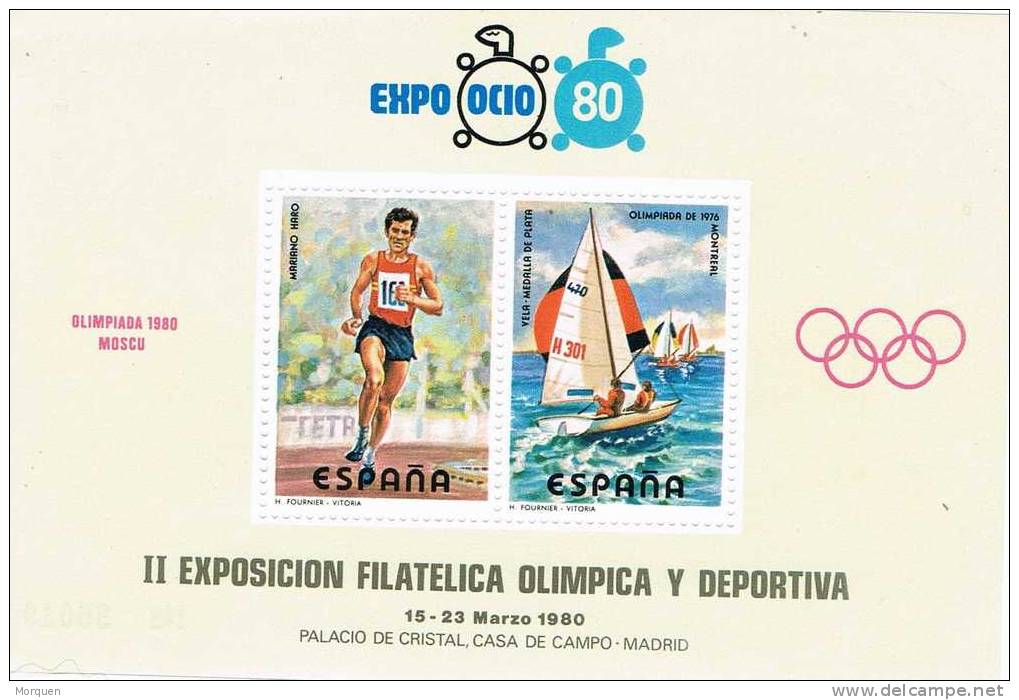 Lupa 1150. Hojita Expo Ocio 1980. MADRID Olimpiada Muscu Viñeta - Plaatfouten & Curiosa