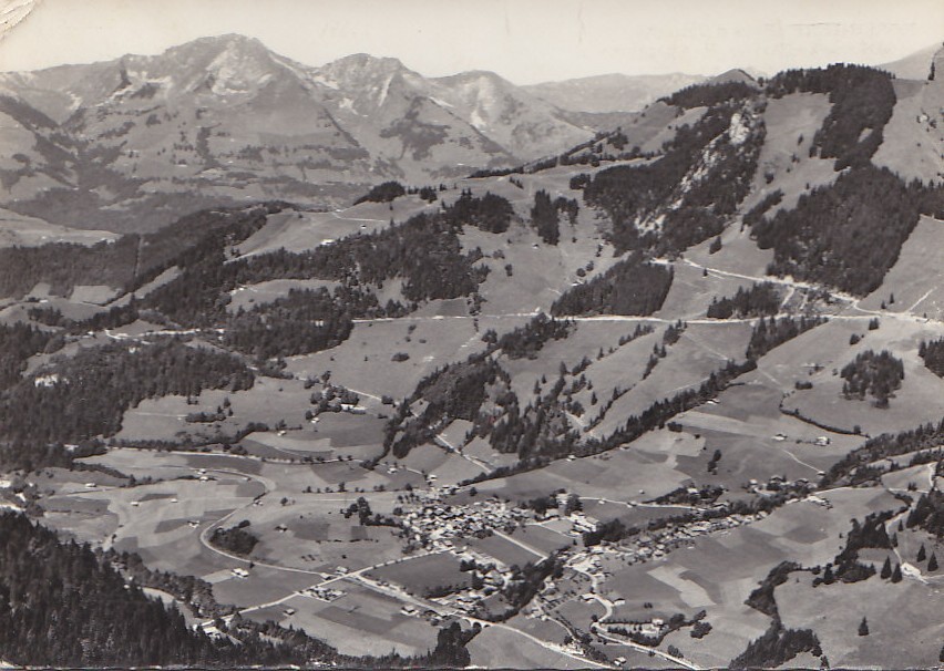 Suisse -  Rossinière - Pays D'Enhaut  Vu D'avion - Rossinière