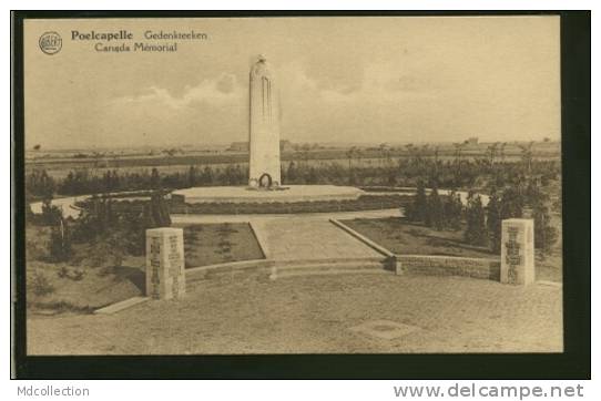 BELGIQUE POELKAPELLE / Gedenkteeken, Canada Mémorial / - Langemark-Poelkapelle