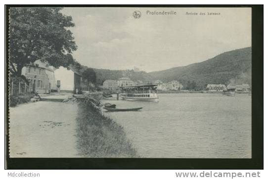 BELGIQUE PROFONDEVILLE / Arrivée Des Bateaux / - Profondeville