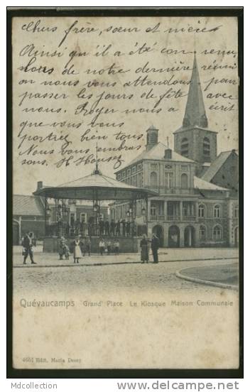 BELGIQUE QUEVAUCAMPS / Grand'Place, Le Kiosque, Maison Communale / - Beloeil