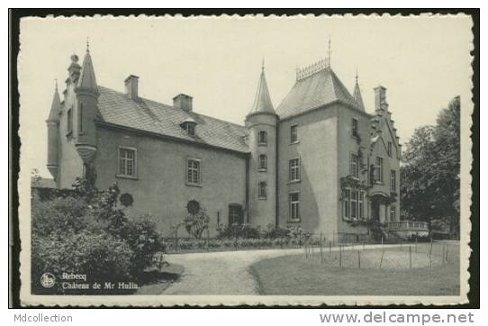 BELGIQUE REBECQ / Château De M. Hulin / - Rebecq