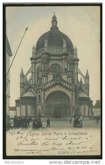 BELGIQUE SCHAERBEEK / L'église Sainte Marie / CARTE COULEUR - Schaarbeek - Schaerbeek