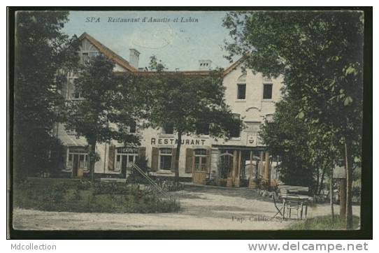 BELGIQUE SPA / Restaurant D'Annette Et Lubin / CARTE COULEUR - Spa