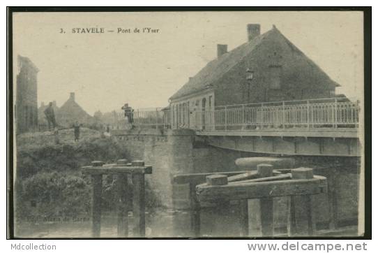 BELGIQUE STAVELE / Pont De L'Yser / - Alveringem