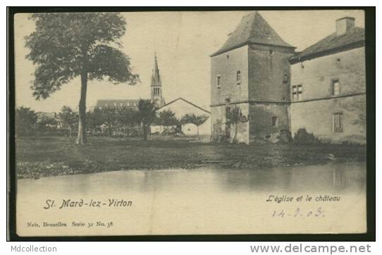 BELGIQUE SAINT MARD / L'église Et Le Château / - Virton