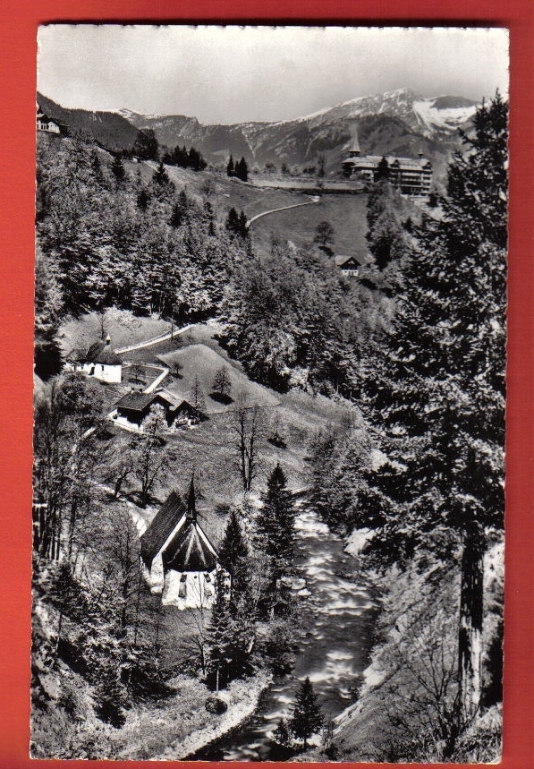 N158 Flüeli-Ranft, Kirche Und Kapelle,Eglise Et Chapelle,lac.Cachet 1951. Reinhard SAchseln 515 - Sachseln