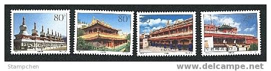 China 2000-9 Taer Lamasery Stamps Temple Architecture Relic Pagoda - Neufs