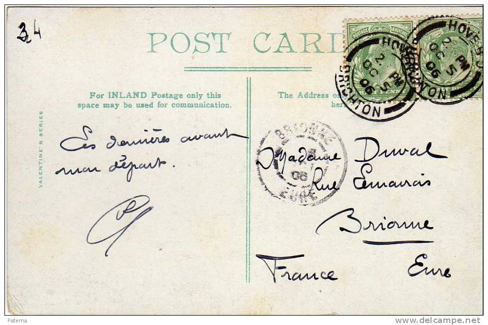 Postal, BRIOCHTON 1906 (Inglaterra), Post Card - Briefe U. Dokumente