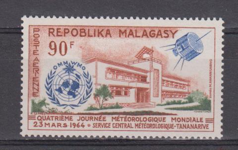 Madagascar YT PA 95 ** : 4ème Journée Météorollogique Mondiale - Climate & Meteorology