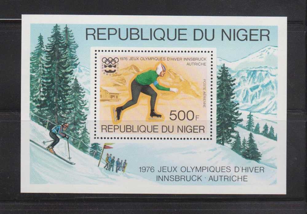 Niger YT BF 13 ** : Innsbruck 76 , Patinage De Vitesse - Winter 1976: Innsbruck