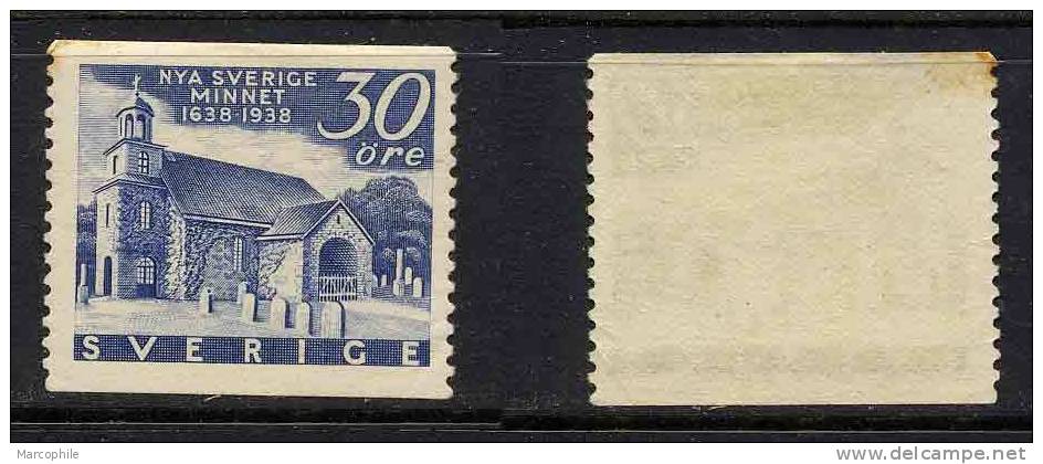 SUEDE / 1938 - # 252 *  / 30 ö. Bleu Violet - Unused Stamps