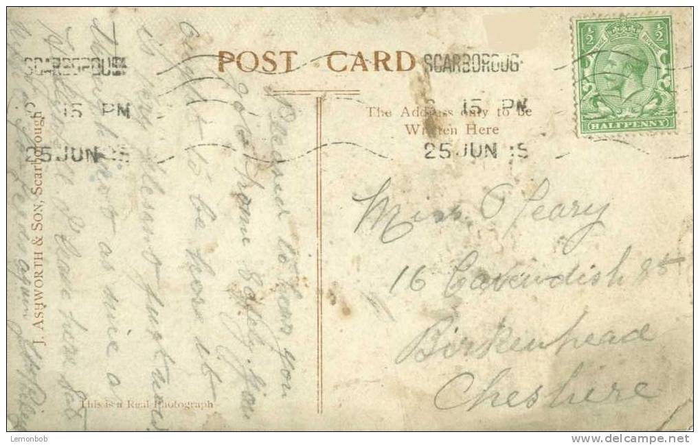 Britain United Kingdom Scarborough 1915 Used Postcard [P1462] - Scarborough