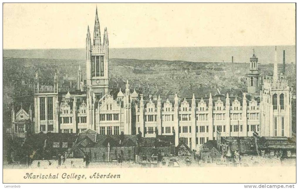 Britain United Kingdom Marischal College, Aberdeen Used Postcard [P1463] - Aberdeenshire