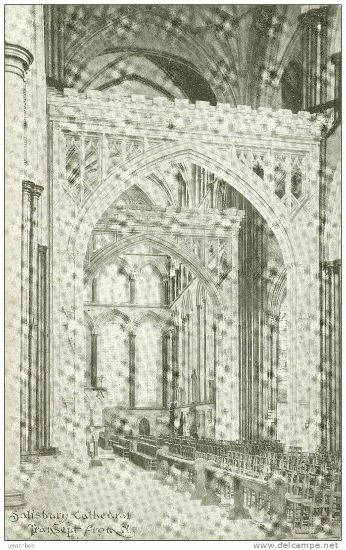 Britain United Kingdom Salisbury Cathedral, Early 1900s Postcard [P1469] - Salisbury