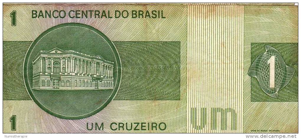 Brésil Brazil : 1 Cruzeiro B15060 023473 : Moyen Etat - Brazil