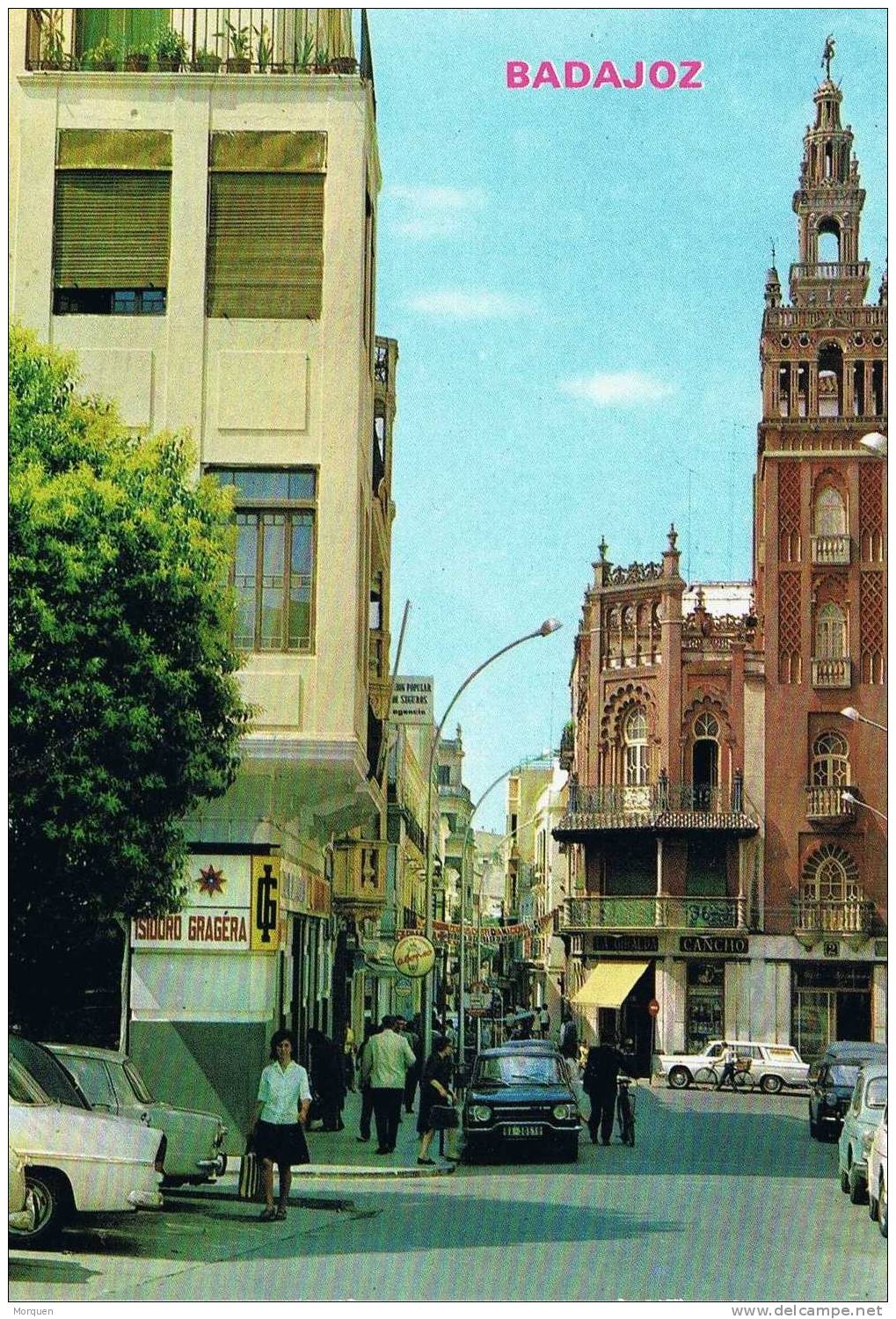 Postal BADAJOZ 1970. Plazuela De La Soledad - Badajoz