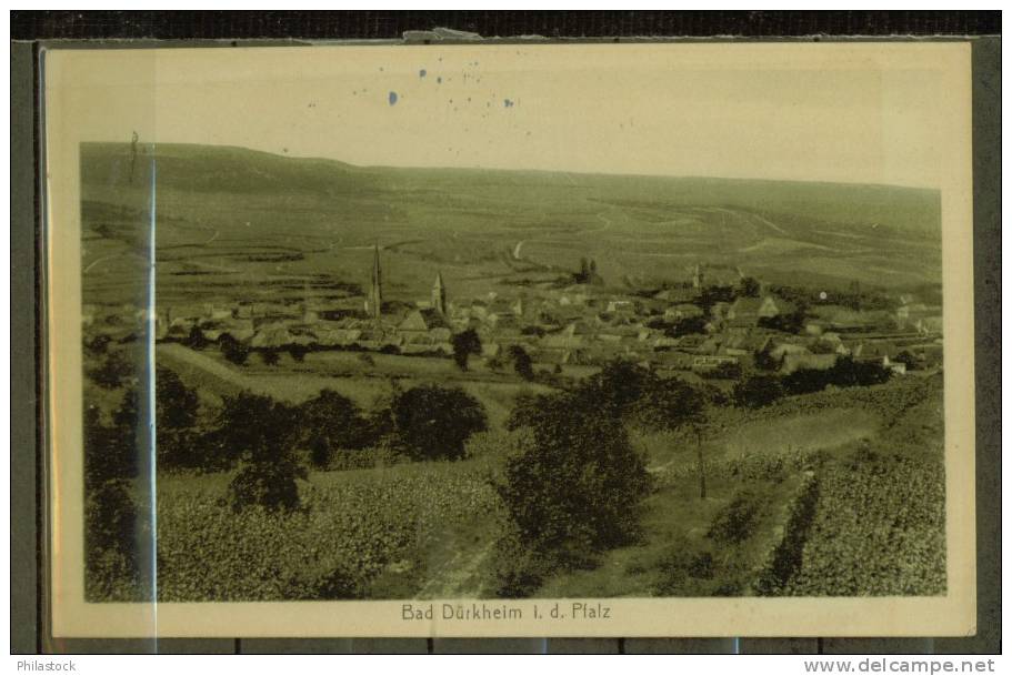 BAD DURKHEIM CPA 1918 Vue Générale - Bad Duerkheim