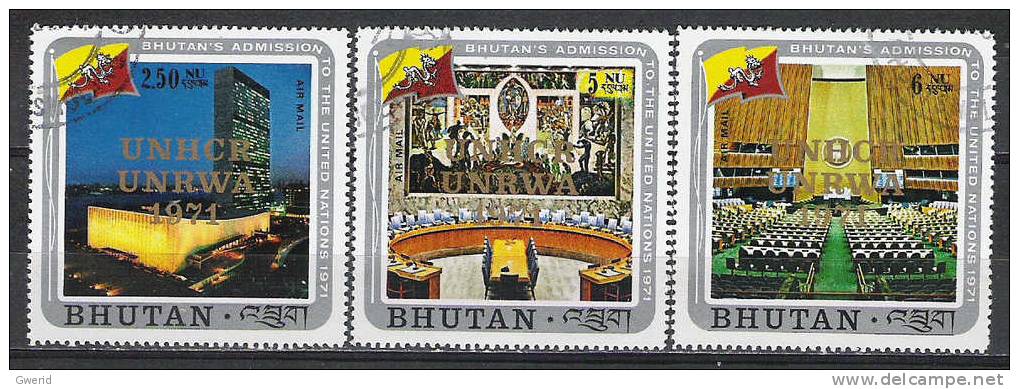 Bhoutan N° YVERT  PA 106/08 OBLITERE - Bhutan