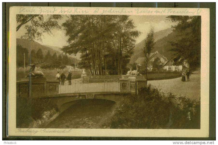 FREIBURG Gunteratal CPA 1926 Hotel Restaurant Pension Kyburg - Freyburg A. D. Unstrut