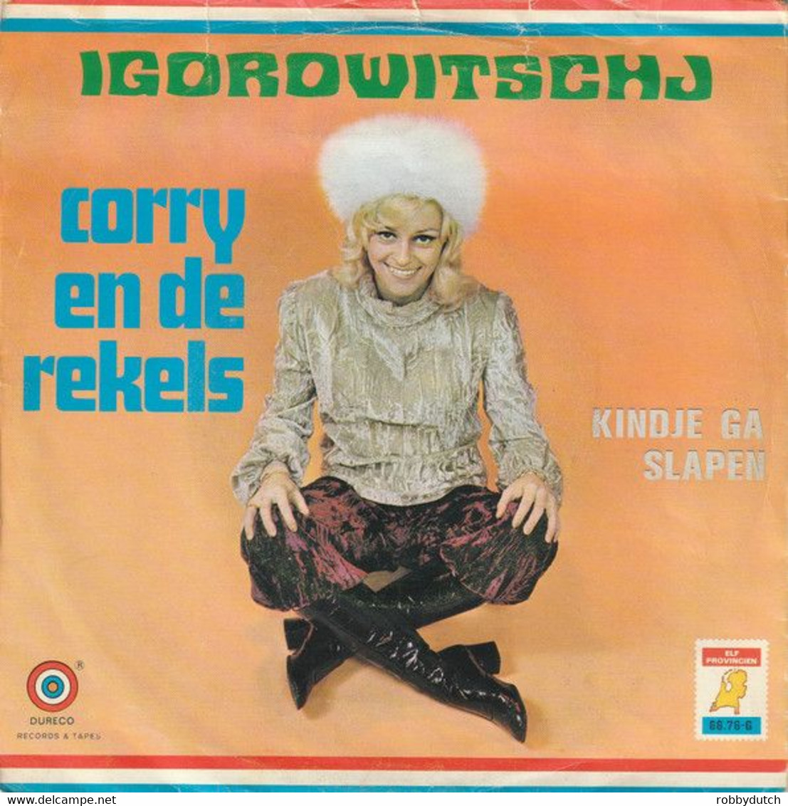 *  7" *  CORRY EN DE REKELS - IGOROWITSCH - Otros - Canción Neerlandesa