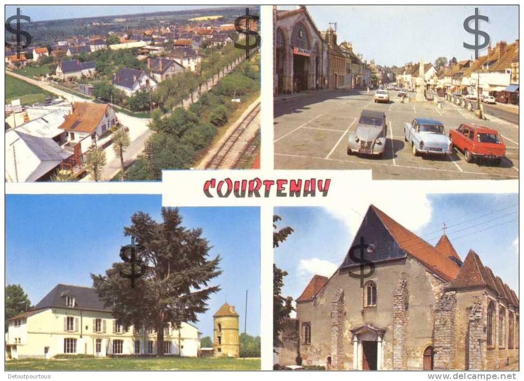 COURTENAY Loiret 45 : Multivues ( Citroen 2CV ) - Courtenay