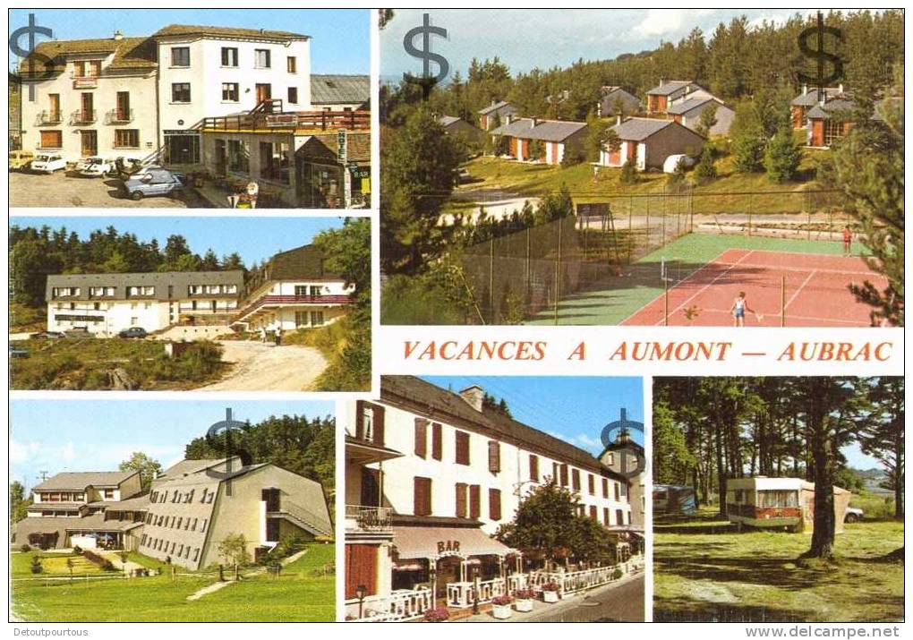 AUMONT AUBRAC Lozère 48 : Hotels Village Vacances Maison De Retraite Camping Tennis - Aumont Aubrac